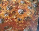 Foto del paso 4 de la receta: Albóndigas con salsa de tomate y pasta corta
