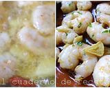 Foto del paso 8 de la receta Lubina Salvaje con Gambas al Ajillo