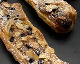 Une image de l'étape 3 de Crousti-galette du chef François Perret à la crème d’amandes/pistaches et myrtilles.