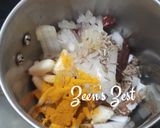 A picture of step 2 of Mambazha Pulissery/Kerala Style Sweet and Sour Mango Curry.
