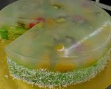 A picture of step 1 of Crystal fruit cake.