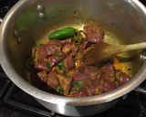 A picture of step 3 of Masala Liver Fry/ Masala Fry Kaleji.