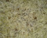 A picture of step 4 of Lebanese Makmoura or Rice with Cabbage.