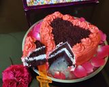 A picture of step 7 of Red velvet cake.