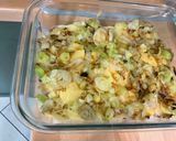 Une image de l'étape 16 de Gratin de Pommes de Terre aux Poireaux et Saumon.