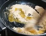 A picture of step 2 of Besan ladoo.