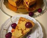 Foto del passaggio 6 della ricetta Crostata crema, ciliegie e amarene