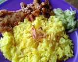 Foto langkah ke 3 dari resep Nasi Kuning (magic com).