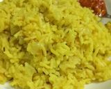 A picture of step 9 of Moong dal khichdi.
