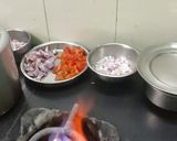 A picture of step 2 of Sabzi recipe.