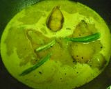 A picture of step 4 of Aam Shorshe Ilish.