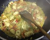 Foto del paso 4 de la receta: Tallarines de espinaca en guarnición de pollo, espárragos y hortalizas con parmesano “Farin style”
