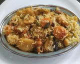ராஜஸ்தானி ஸ்டைல் வெஜிடபிள் பிரியாணி (Veg Biryani Recipe in Tamil) ரெசிபி ஸ்டேப் 14 புகைப்படம்