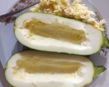 عکس مرحله 1 از دستور کدو تنوری با تخم‌مرغ