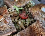 Une image de l'étape 3 de Salade 🥗 de pâtes aux toasts de chèvre chaud.