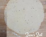A picture of step 2 of Tapioca and Wheat flour Rotis.