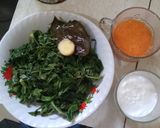 Foto langkah ke 2 dari resep Gulai pedas daun singkong.