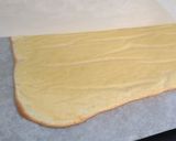 A picture of step 6 of Vanilla and Salted Caramel Yule Log.