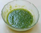 A picture of step 4 of Basil Pesto with Penne Rigata Pasta.