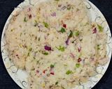 A picture of step 3 of Poha ke lolipop.