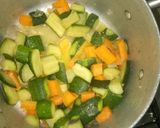 A picture of step 2 of Masoordaalcurry steamedveggies and Brown chapati #4weekchallenge.