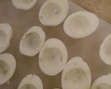 A picture of step 3 of Easy devilled eggs.