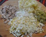 A picture of step 2 of Potato Salad سالاد سیب زمینی.