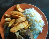 Foto del paso 7 de la receta: Carne frita con papas western