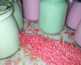 Foto langkah ke 9 dari resep Silky Pudding Matcha and Red Velvet (with SKM).