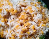 A picture of step 2 of Bisi Bele Bath.