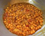 A picture of step 4 of Luchi Ghugni.