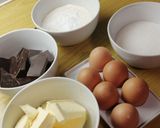 Une image de l'étape 1 de Gâteau chocolat ananas.