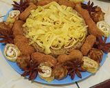 Foto langkah ke 4 dari resep Cake Mie Goreng 🎂🍝.