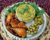 عکس مرحله 1 از دستور باقلا پلو با مرغ