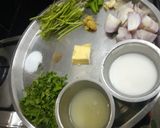 A picture of step 1 of Lemon Coriander Soup.