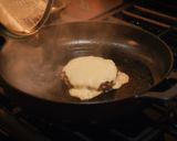A picture of step 9 of Bacon jam burger.