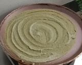 A picture of step 5 of Whole Green Moong Dosa with chutney.