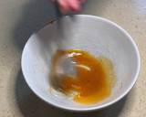 Foto del paso 9 de la receta Ensalada de lentejas, papaya, huevo, langostinos y el aliño de sus cabezas