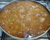 Foto del paso 5 de la receta Albóndigas de ternera con sobrasada en salsa de pisto
