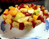 Foto del paso 6 de la receta: Ensalada de frutas en medio melón