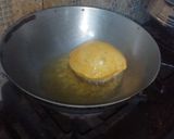 A picture of step 15 of Gujrati masala puri with aloo sabji.