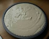 A picture of step 5 of Vickys Custard Cream Cheesecake, GF DF EF SF NF.