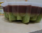 Foto langkah ke 3 dari resep Puding Lumut Pandan Coklat.