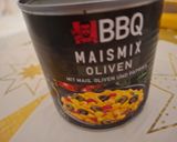 Spagetti kukoricàval, zöld olívabogyóval, fekete olívabogyòval reszelt sajttal 🍜🍜🍜 recept fázis 3 fotója