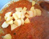A picture of step 3 of Chickpea and potato curry.