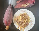 Kele phool ki sabji रेसिपी चरण 1 फोटो