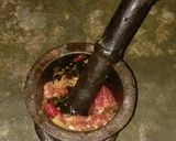 A picture of step 1 of Spinach Curry (Poi Chenchada).