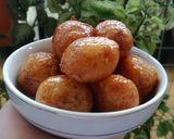 Foto langkah ke 6 dari resep Loukoumadés/λουκουμάδες (Greek Donut).