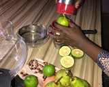 A picture of step 2 of Pear lemonade.
