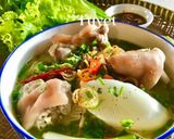 Hình bước làm 4 của món Hủ tiếu giò heo